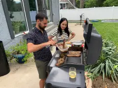 Electric grills are a climate-friendly option to fossil fuel grills